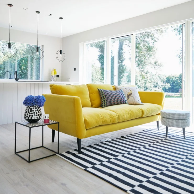Bright colored discount sofas for sale